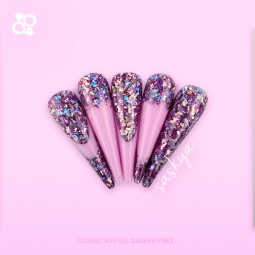 cosmic gel P962 purple fraise nail shop 2