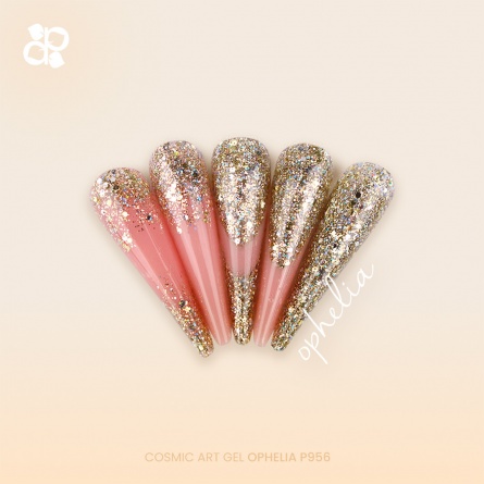 cosmic gel P956 purple fraise nail shop 1