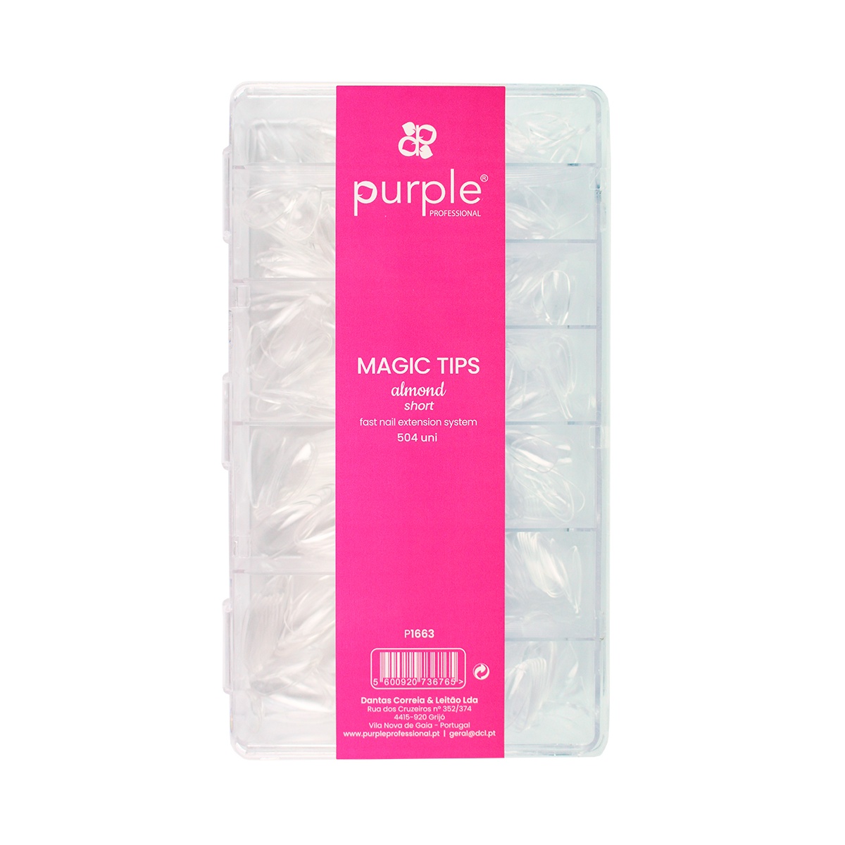 P1663 magic tips purple fraise nail shop 1