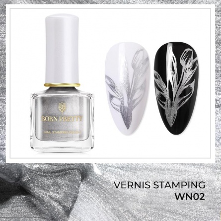 vernis stamping born pretty 42857-2 fraise nail shop