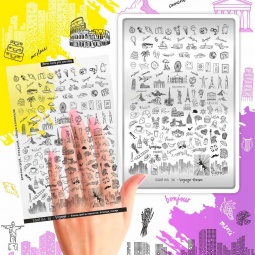 plaque stamping 36 taki da fraise nail shop