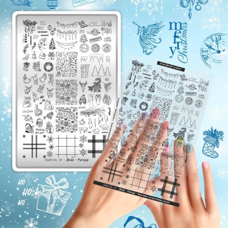 plaque stamping 41 taki da fraise nail shop