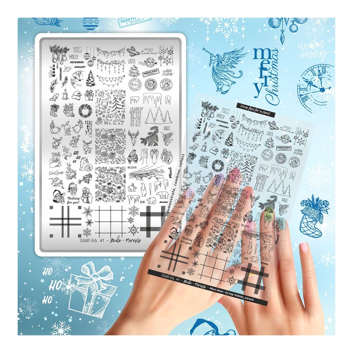 plaque stamping 41 taki da fraise nail shop