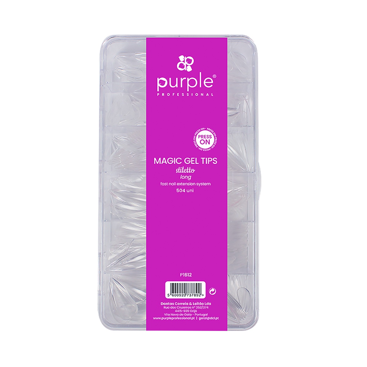 capsules P1612 purple fraise nail shop