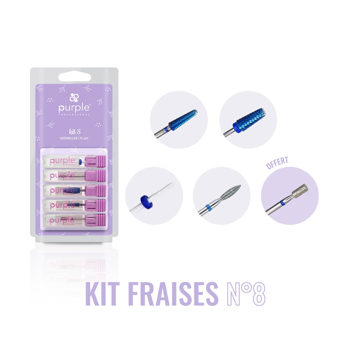 kit 8 fraises purple fraise nail shop 2