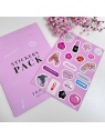 stickers pack fraise nail shop 3