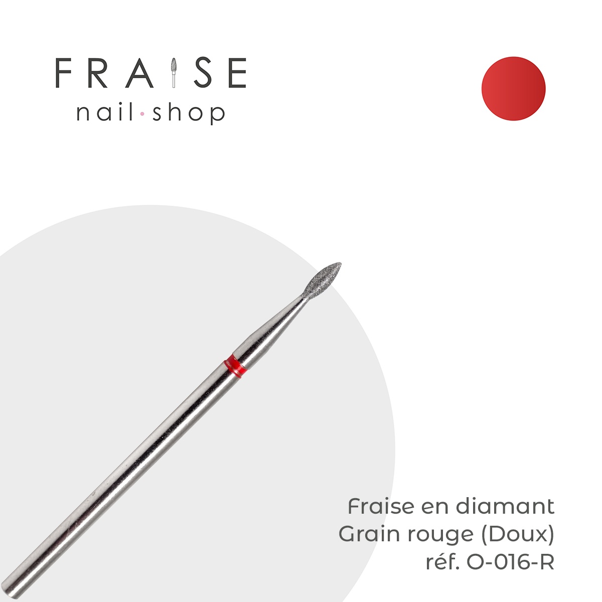 fraise O016R fraise nail shop