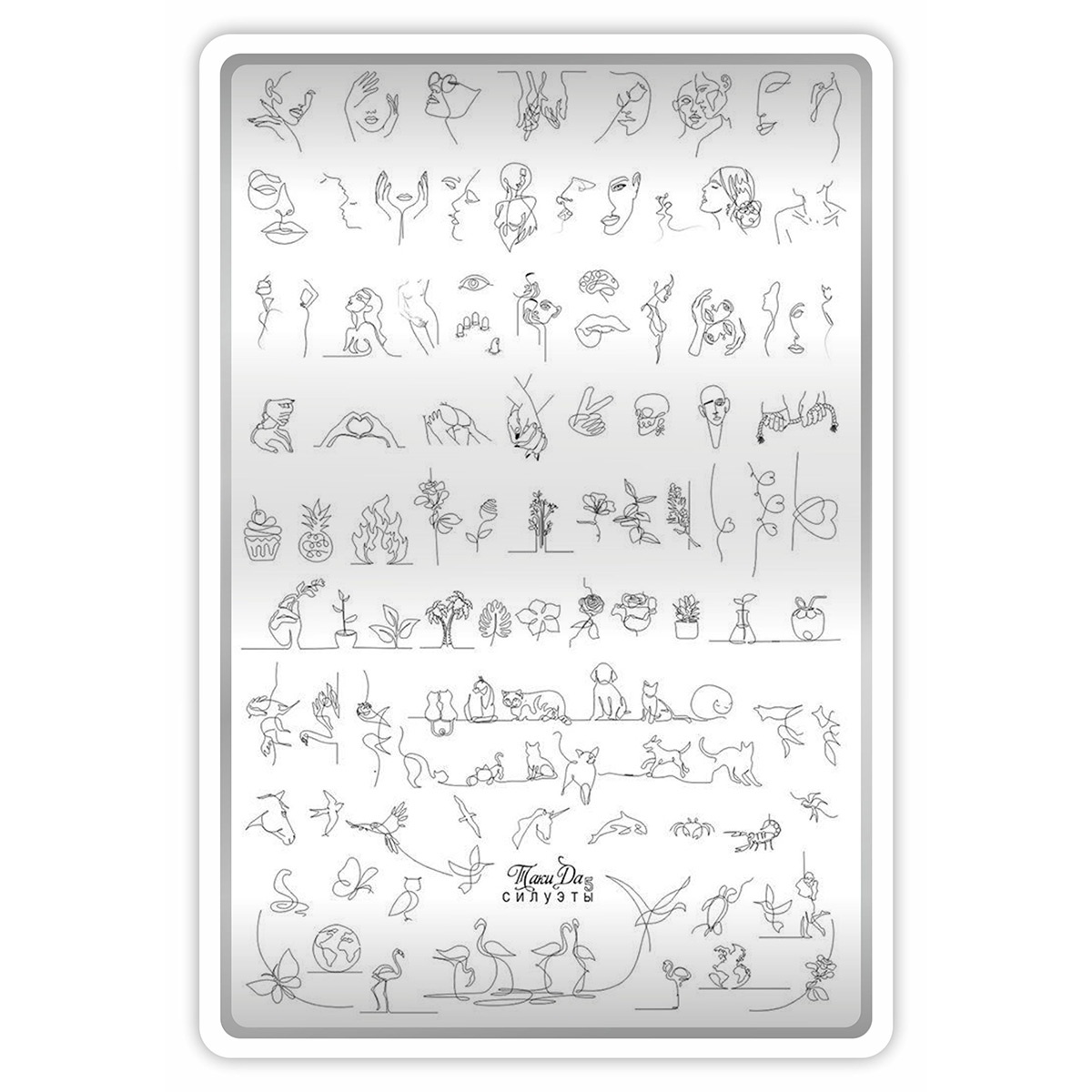 plaque stamping taki da 05 fraise nail shop