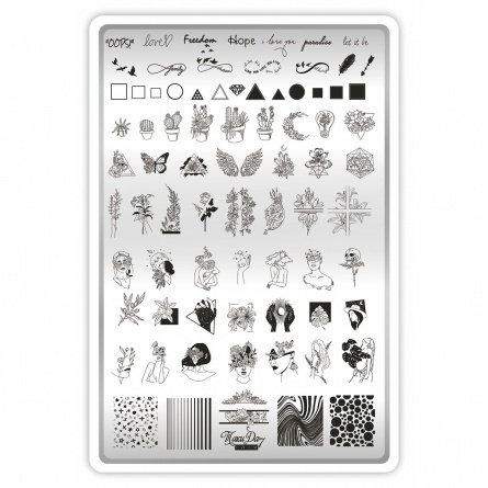 plaque stamping taki da 07 fraise nail shop