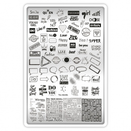 plaque stamping taki da 11 fraise nail shop