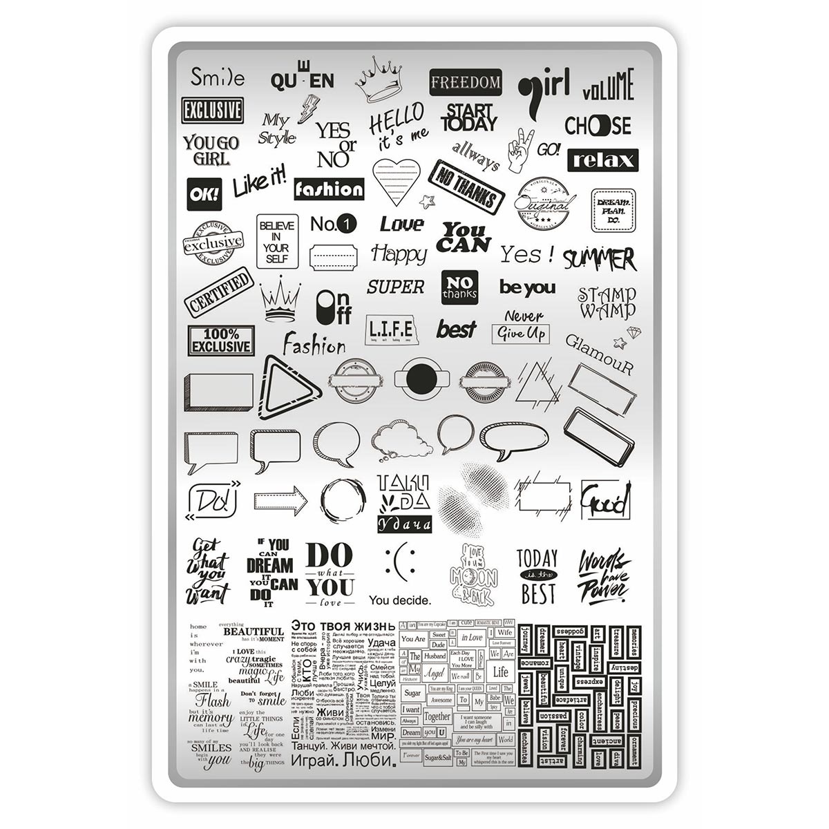 plaque stamping taki da 11 fraise nail shop