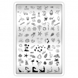 plaque stamping taki da 20 fraise nail shop
