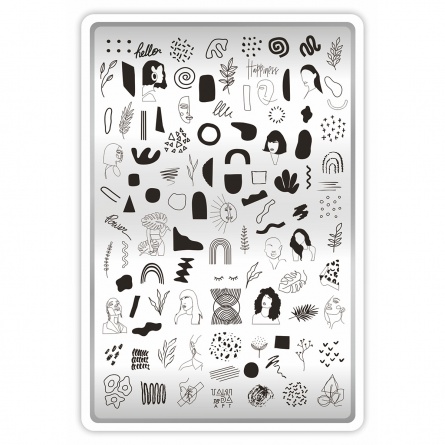 plaque stamping taki da 18 fraise nail shop