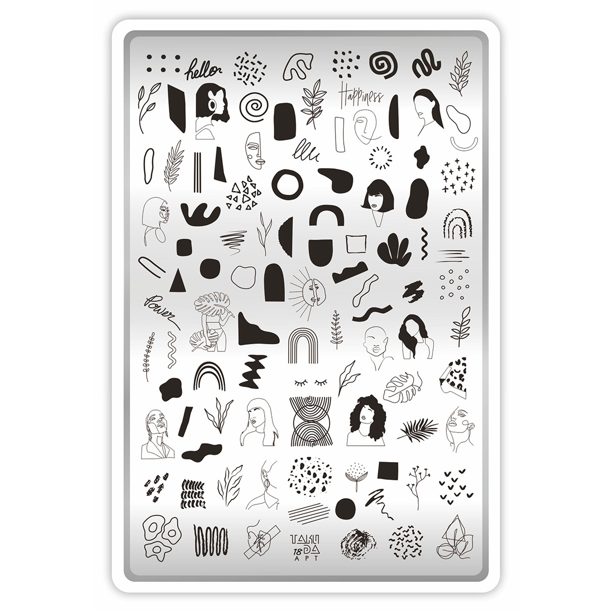 plaque stamping taki da 18 fraise nail shop