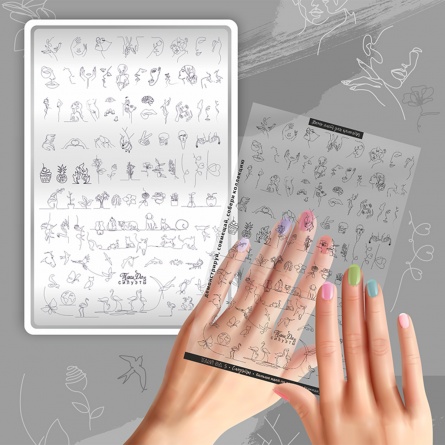 pochoir demonstration takida 05 fraise nail shop