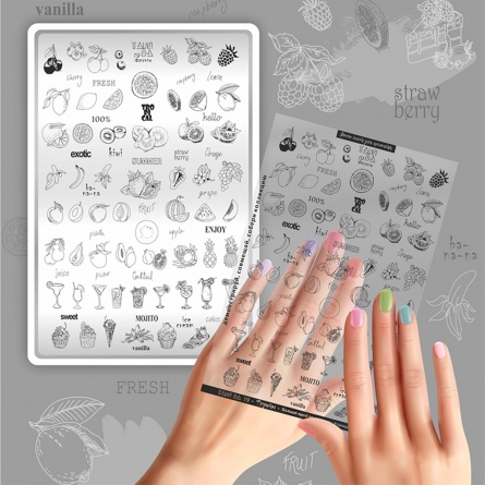 pochoir demonstration takida 19 fraise nail shop