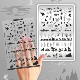 pochoir demonstration takida 23 fraise nail shop