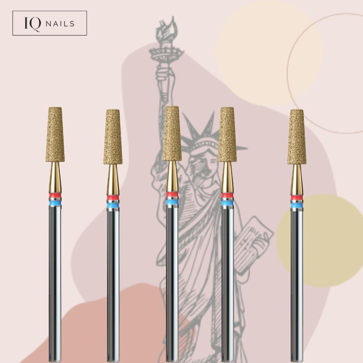 pakiet 28 iq nails fraise nail shop