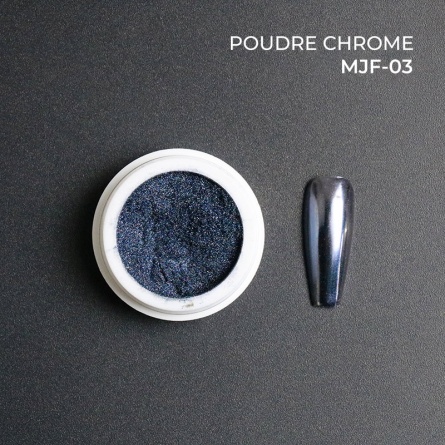poudre chrome 03 fraise nail shop