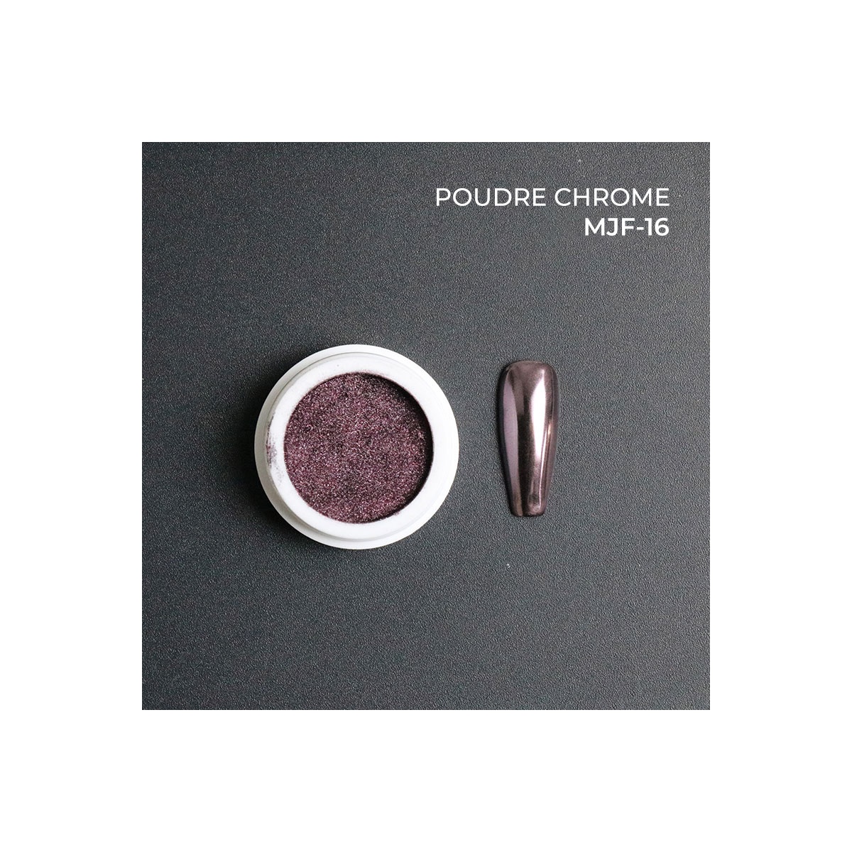 poudre chrome 16 fraise nail shop