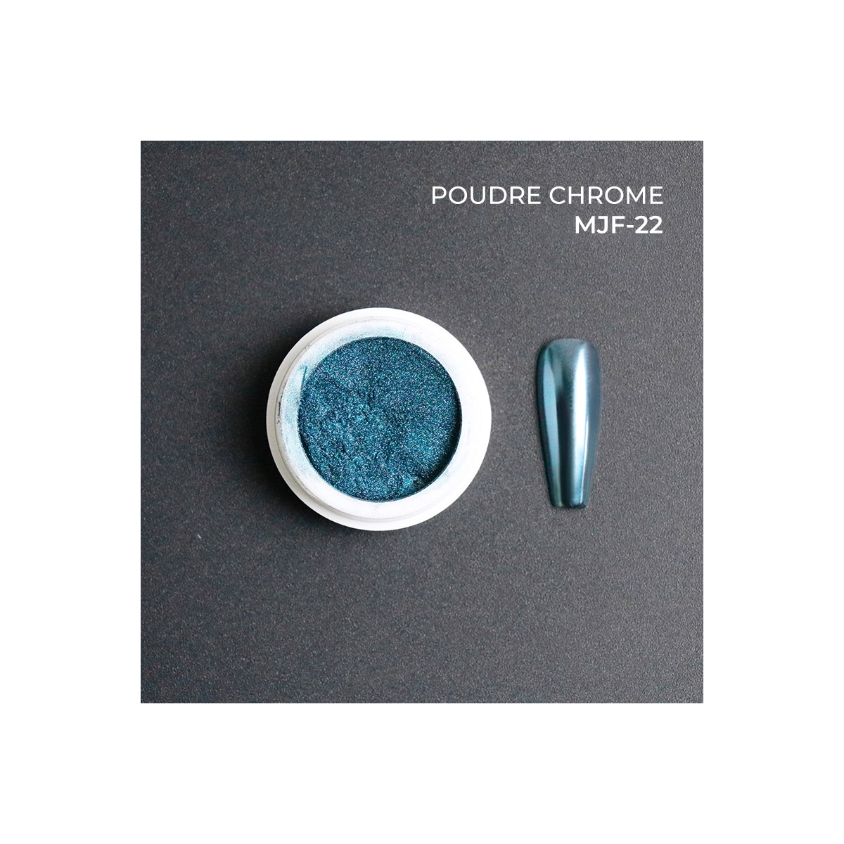 poudre chrome 22 fraise nail shop