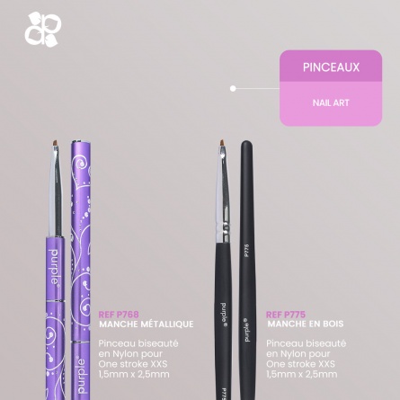 pinceau purple P771 P777 fraise nail shop