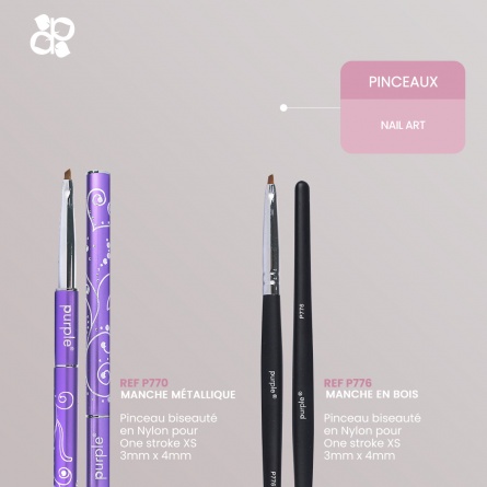 pinceau purple P770 P776 fraise nail shop