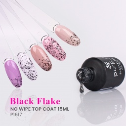 top coat black flake fraise nail shop 2