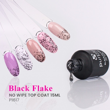 top coat black flake fraise nail shop 2
