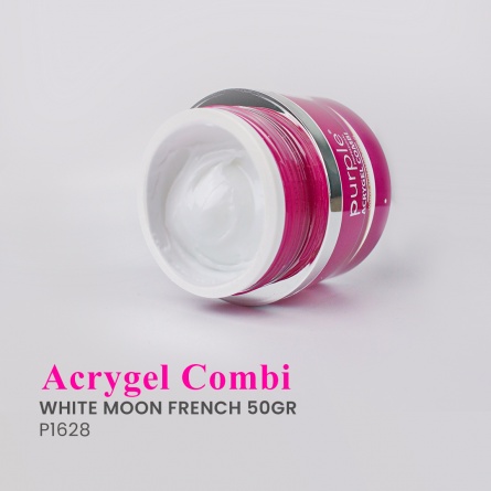 acrygel white moon french fraise nail shop 3