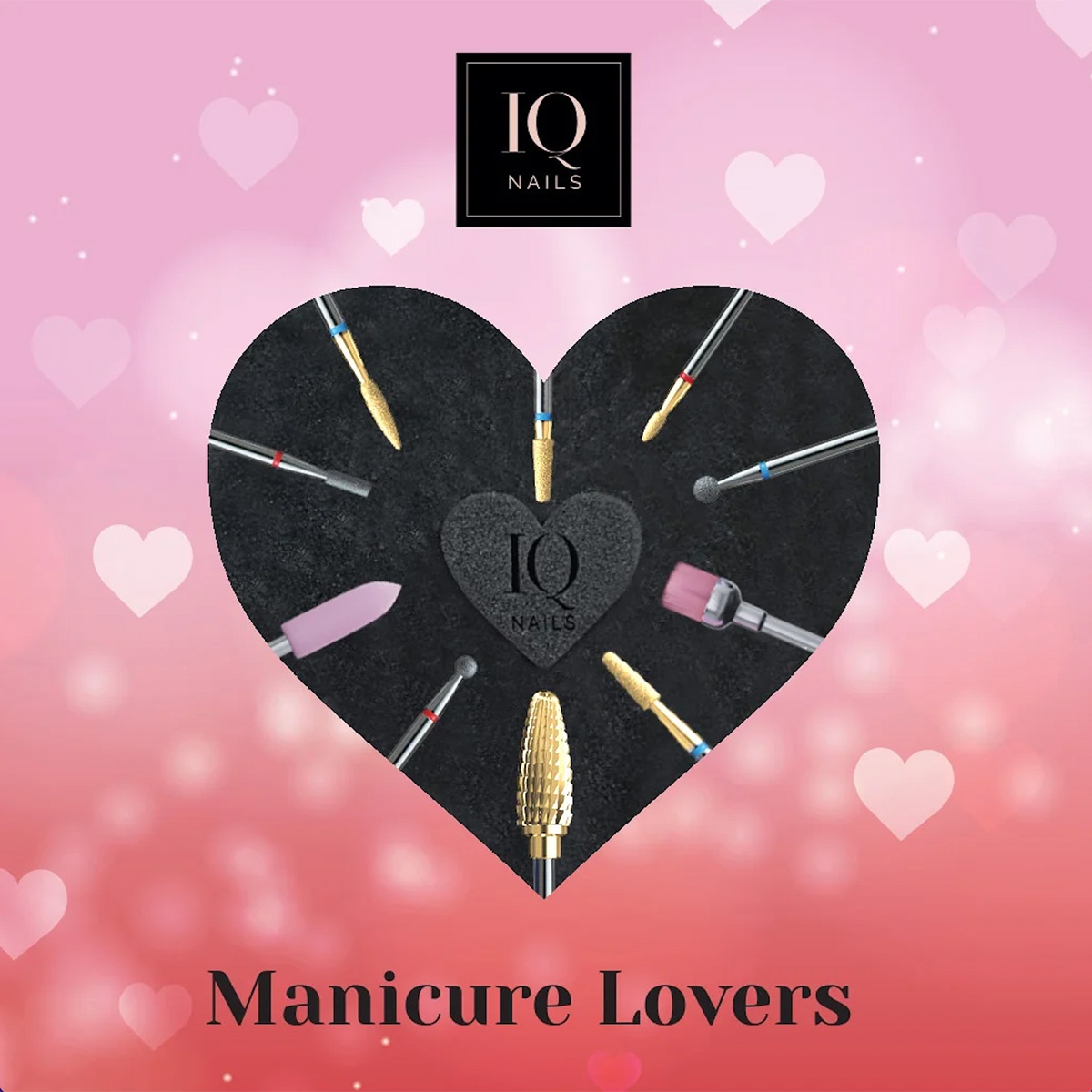 kit manicure lovers iqnails fraise nail shop