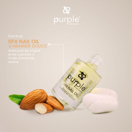 huile cuticules amande purple fraise nail shop