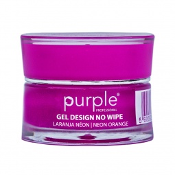 gel design orange neon fraise nail shop