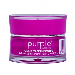 gel design orange rouge neon fraise nail shop