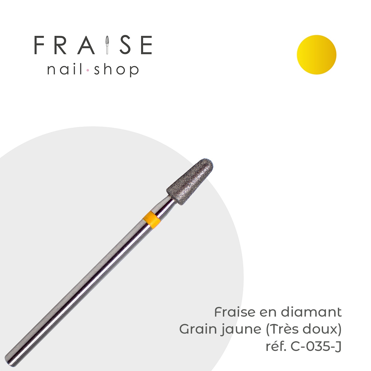 embout C035J fraise nail shop