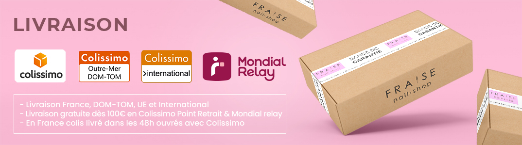 banniere livraison fraise nail shop