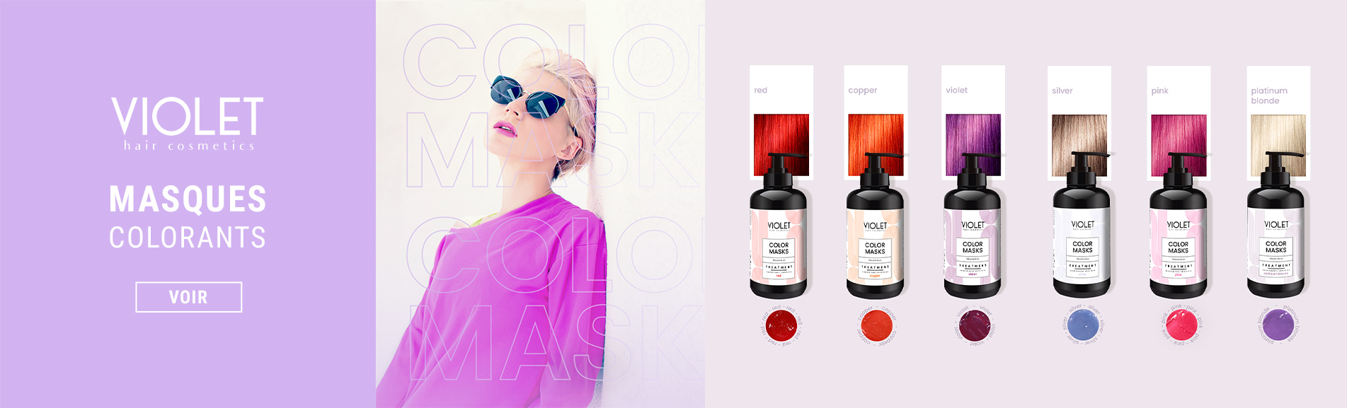 slide masques colorants